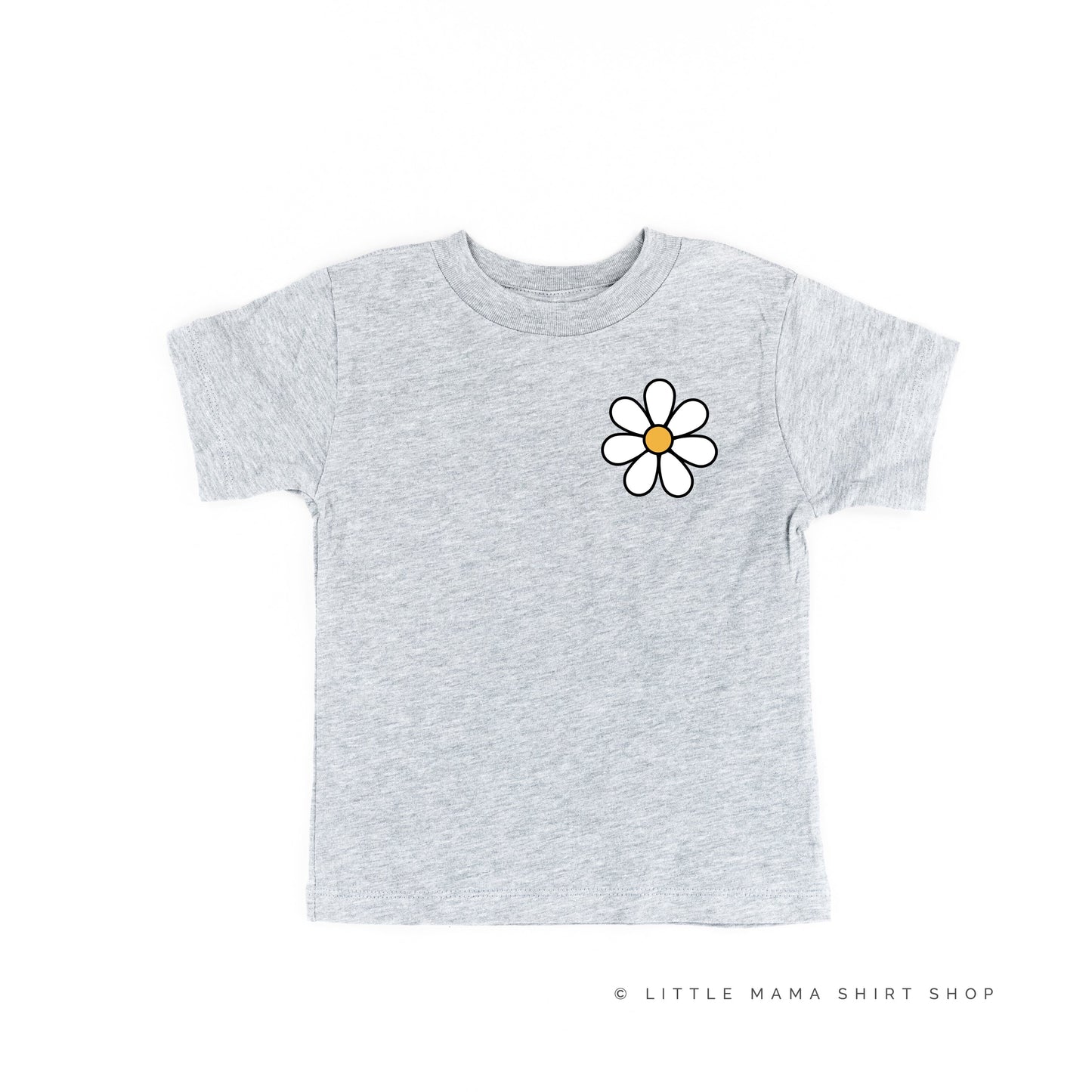 Pocket Daisy on Front w/ Have a Great Daysy on Back - Short Sleeve Child Shirt