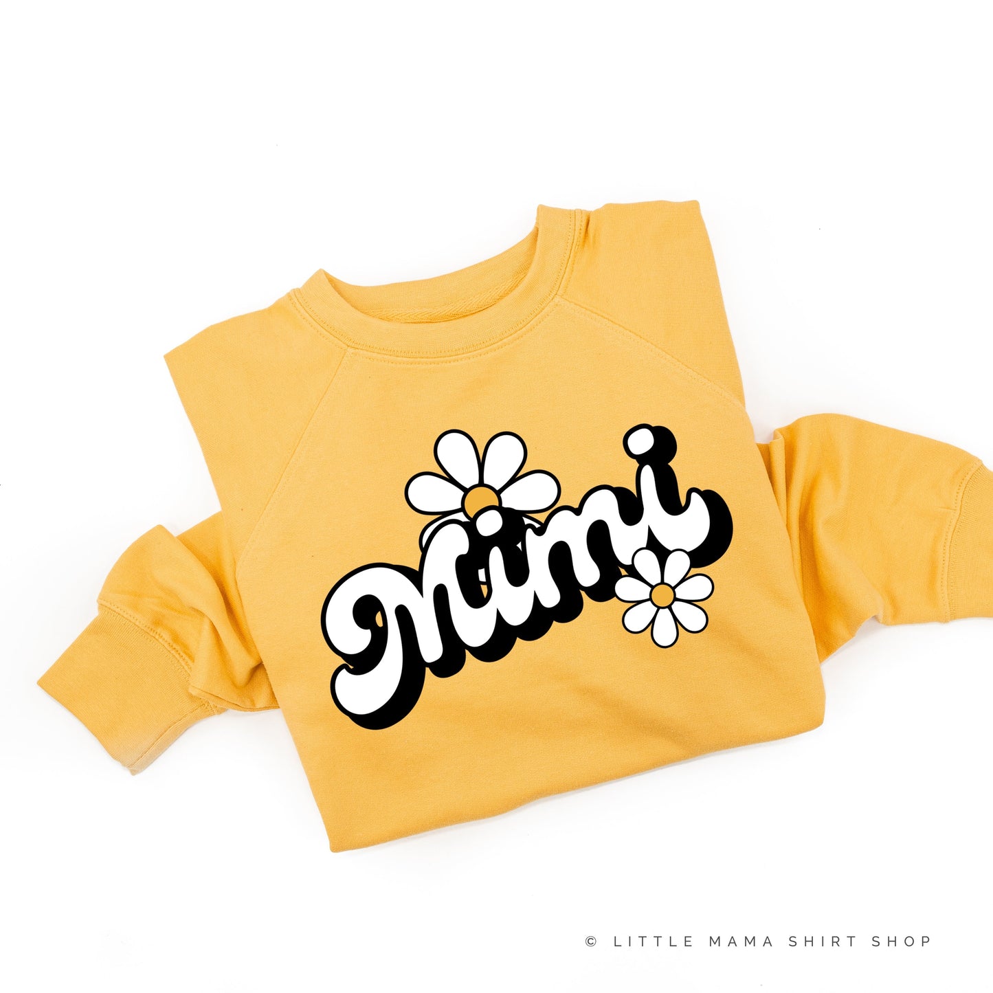 DAISY - MIMI - w/ Full Daisy on Back - Lightweight Pullover Sweater