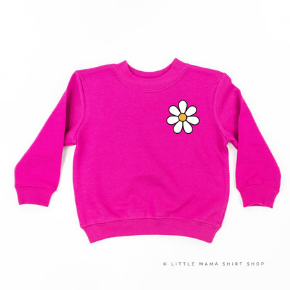 Pocket Daisy on Front w/ Have a Great Daysy on Back - Child Sweater