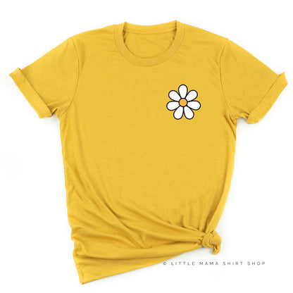 Pocket Daisy on Front w/ Have a Great Daysy on Back - Unisex Tee