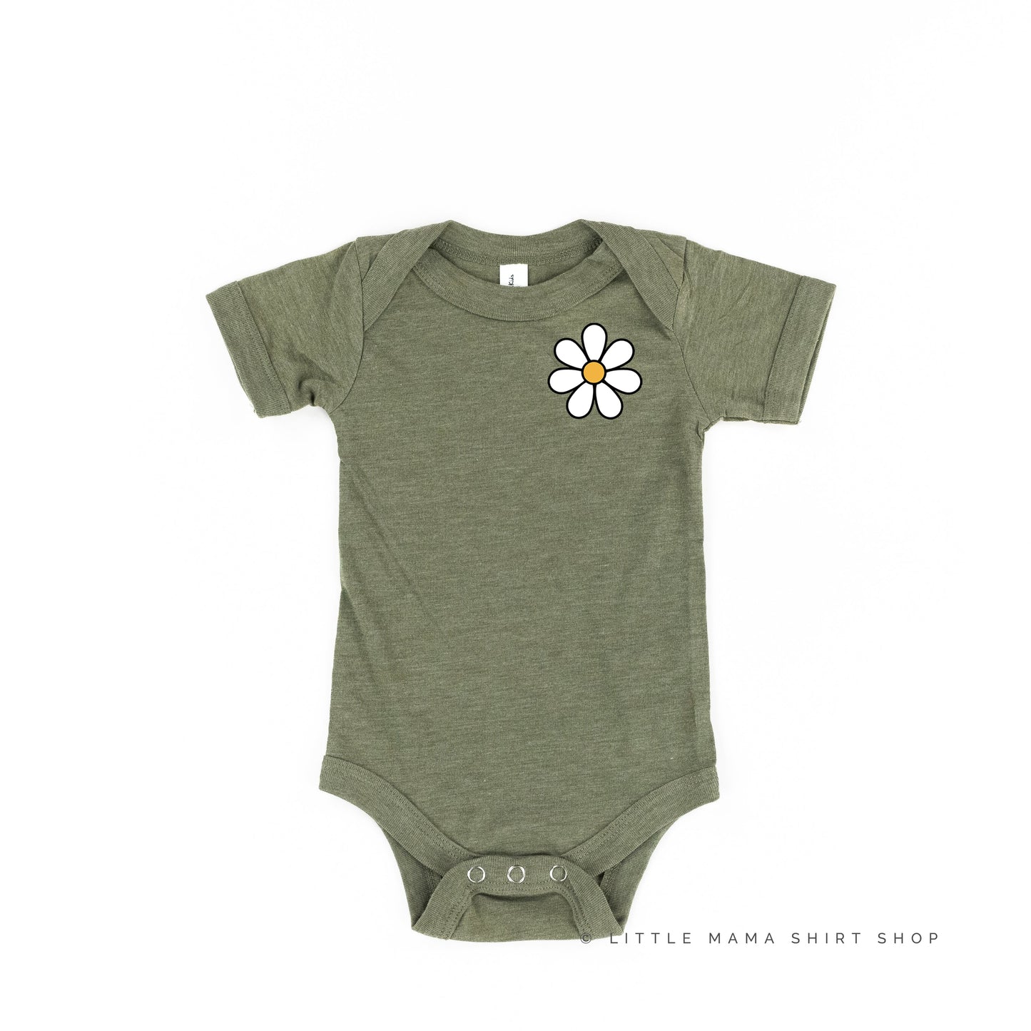 Pocket Daisy on Front w/ Have a Great Daysy on Back - Short Sleeve Child Shirt