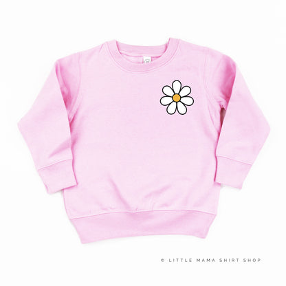 Pocket Daisy on Front w/ Have a Great Daysy on Back - Child Sweater