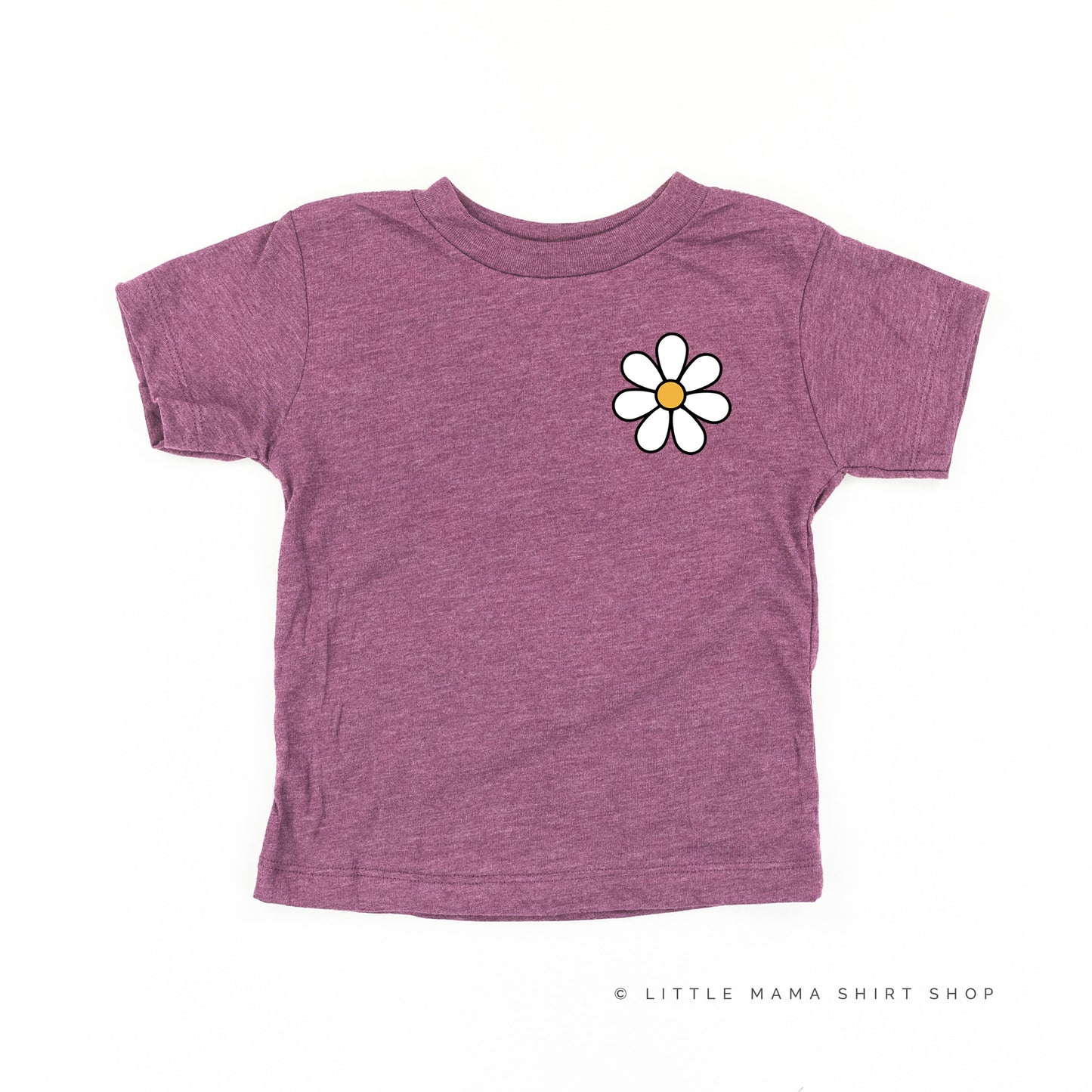 Pocket Daisy on Front w/ Have a Great Daysy on Back - Short Sleeve Child Shirt