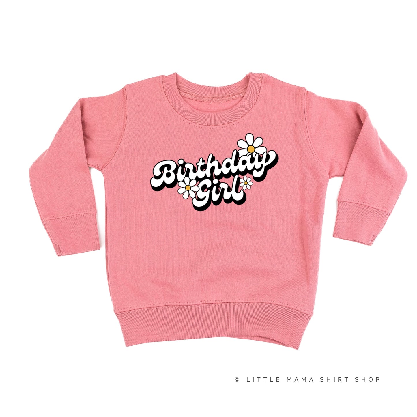 DAISY - BIRTHDAY GIRL - w/ Full Daisy on Back - Child Sweater