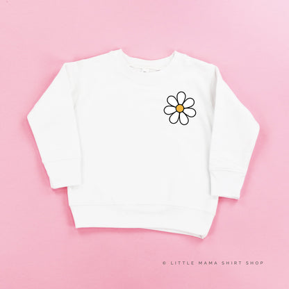 Pocket Daisy on Front w/ Have a Great Daysy on Back - Child Sweater