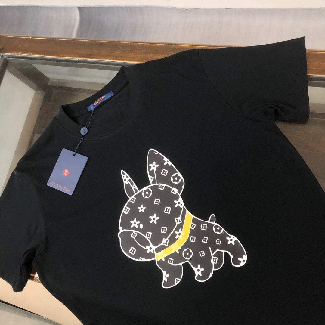 Dog Print T Shirt