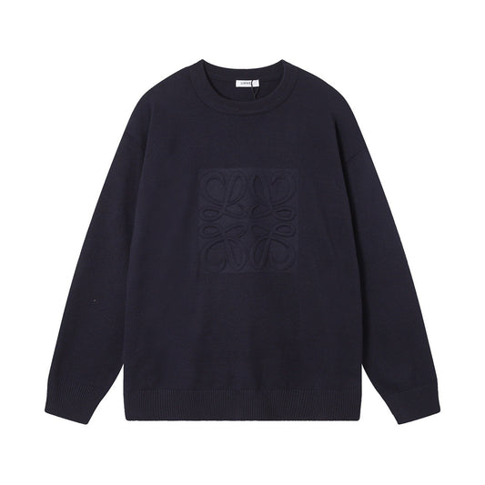 Unisex embossed sweater