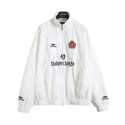 Manchester United embroidered panel windbreaker jacket