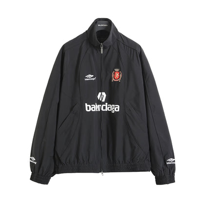 Manchester United embroidered panel windbreaker jacket