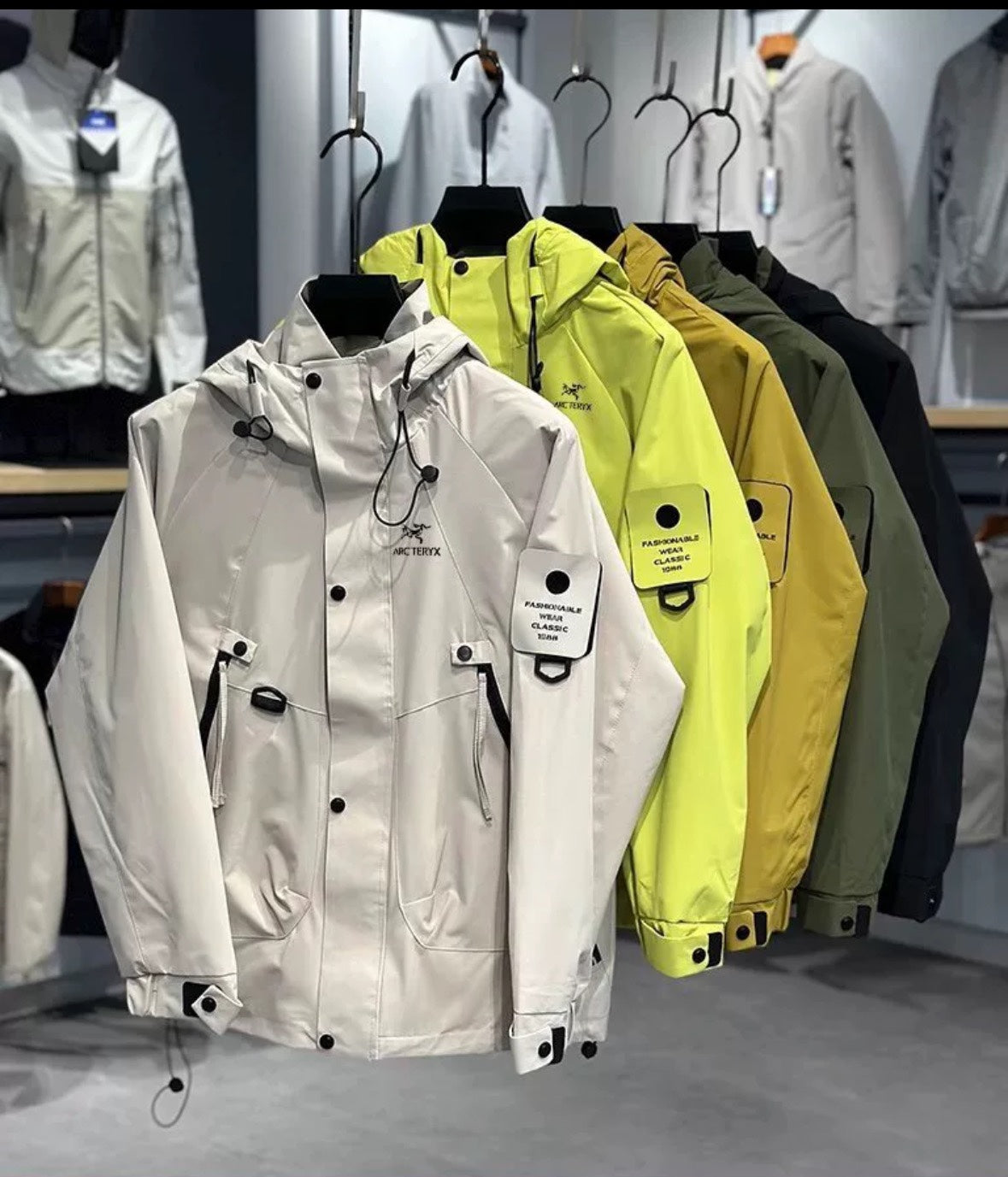 Spring and summer new men's hooded jackets